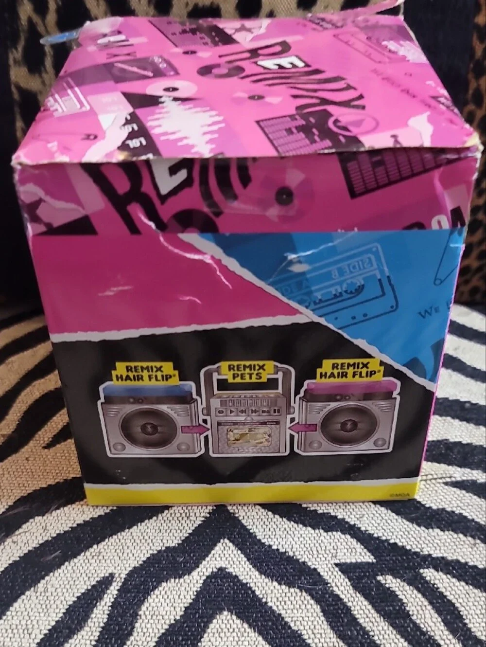 L.O.L. Surprise! REMIX Hair Flip Doll Packaging - Bright Pink